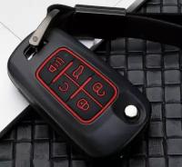 Защитный чехол футляр брелок для откидного автомобильного смарт ключа марки Chevrolet Tahoe Traverse Niva Nexia Cruze Camaro Lacetti Orlando Aveo C