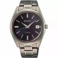 Наручные часы SEIKO Японские титановые наручные часы Seiko SUR373P1