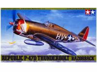 61086 Tamiya Американский истребитель-бомбардировщик P-47D Thunderbolt "Razorback" (1:48)