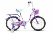 Велосипед 18" Stels Jolly V010 Белый для детей от 5 до 7 лет на рост 105-130 см