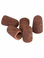 Колпачки песочные коричневые, диаметр 10мм, абразивность 180, 5шт, IRISK professional, Б802-10-03