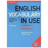 Michael McCarthy "English Vocabulary in Use. Elementary. Vocabulary reference and practice with answers" мелованная