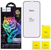 Защитное стекло HOCO высокопрочное для iPhone 13/ iPhone 13 Pro (полное покрытие, черная рамка)