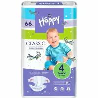 Подгузники Bella Baby Happy Bella (Бэлла) Baby "Happy classic Maxi", с эластичными боковинками (8-18 кг.), 66 шт