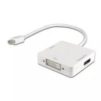 Переходник/адаптер ORIENT mini DisplayPort - HDMI / DVI-I / DisplayPort (C305), белый