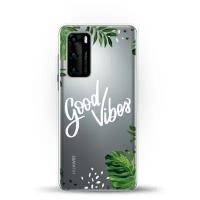 Силиконовый чехол Good Vibes на Huawei P40