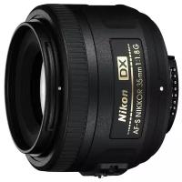 Объектив Nikon 35mm f/1.8G AF-S DX Nikkor, черный