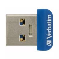 Флешка Verbatim Store 'n' Stay NANO USB 3.0 64 ГБ, синий