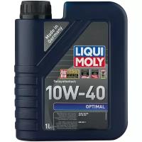 Масло моторное LIQUI MOLY SAE 10W40 Optimal 1 л 3929 полусинтетическое, бут