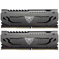 Оперативная память 16GB Patriot Viper Steel Black PVS416G440C9K (2x8Gb KIT) DDR4, 4400 MHz, 35200 Мб/с, CL19, 1.45 В (DIMM)