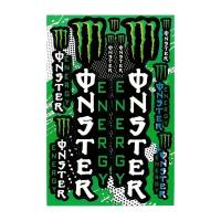 Мотонаклейки мото стикеры наклейки Monster Energy 17.5х26.5 см на мотоцикл скутер мопед квадроцикл для мотоциклиста, зеленые