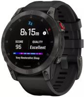 Умные часы Garmin Epix 2 Sapphire, титановый черный 010-02582-11