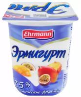 Продукт йогуртный Эрмигурт Тропические фрукты 7,5%
