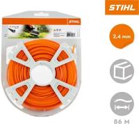 Косильные струны STIHL квадратного сечения Ø 2,4 мм x 86 м (0000-930-2641)