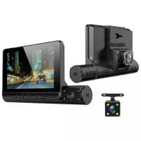 Видеорегистратор 3 камеры (перед, салон, задняя) 4.0" FullHD X75