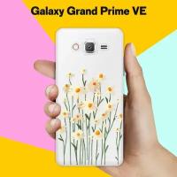 Силиконовый чехол на Samsung Galaxy Grand Prime VE Ромашки / для Самсунг Галакси Гранд Прайм ВЕ Дуос