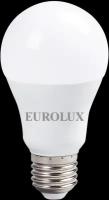 Лампа светодиодная Eurolux LL-E-A60-15W-230-2,7K-E27, груша, теплый свет