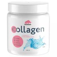 Коллаген порошок говяжий 1 и 3 типа PRIMEBAR с Гиалуроновой кислотой и Витамином C (Collagen) С нейтральным вкусом (Pure) 200 г