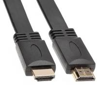 Кабель HDMI 2.0 GCR для PS4 Xbox One 1.5 метра 4K UHD черный нейлон провод HDMI плоский