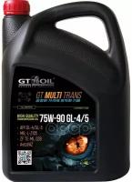 Масло Трансмиссионное Multi Trans 4L 75W90 Gl4/Gl5 GT OIL арт. 8809059409626