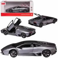 Машина металлическая Rastar масштаб 1:24, Lamborghini REVENTON, цвет серый, двери и багажник открываются (34800GR)