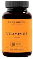 VITAMIN D3 БАД bioniq essential,банка 120 капсул