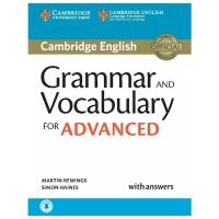 Grammar and Vocabulary for Advanced with answers, CD by Martin Hewings, Simon Haines