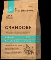 GRANDORF DOG MED&MAXI 4 Meat PROBIOTIC для cобак средних и крупных пород 4 мяса c пробиотиками