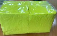 Салфетки двухслойные ZELPAPER 24х24 лимон (Новинка!!!), бумажные, 250 шт, 100% целлюлоза