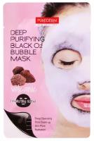 Purederm Маска Deep Purifying Black O2 Bubble Mask Volcanic