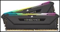 Оперативная память CORSAIR DDR4 16Gb (2x8Gb) 3600MHz pc-28800 Vengeance RGB Pro SL CL18 CMH16GX4M2Z3600C18