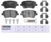 Комплект тормозных дисковых колодок передн. с уст. комплектом и смазкой для суппортов Lada Largus (F90) 12-, Lada Vesta (GFL) 15-, Renault Duster (HS MARSHALL M2623973