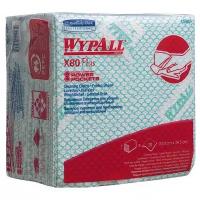 Материал протирочный нетканый WypAll X80 Plus зеленый 30л/уп 19154 (KFC)