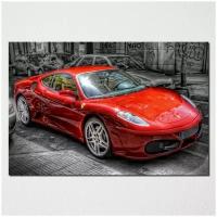Картина на Стекле - "Ferrari F430", размер 60х40 см