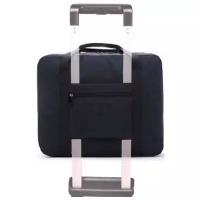 Складная сумка на чемодан Travel Season для путешествий черная