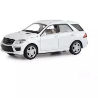 Машина "автопанорама" Mercedes- Benz ML63 AMG, белый, 1/32, свет, звук, инерция, в/к 17,5*13,5*9 см