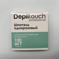 Шпатель деревянный нестерильный 114*10 мм 100 шт. Depiltouch