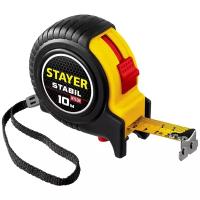 STAYER Stabil, 10 м х 25 мм, рулетка с двухсторонней шкалой, Professional (34131-10)