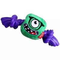 Игрушка для собак GiGwi Monster Rope Монстр с резиновой веревкой (75434)