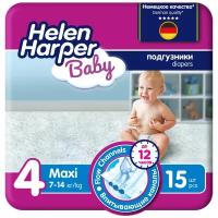 Helen Harper подгузники Baby 4 (7-14 кг) 15 шт