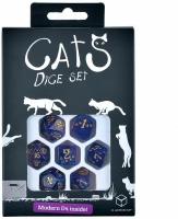 Набор кубиков для настольных ролевых игр Q-Workshop CATS Modern Dice Set: Meowster