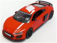 Спортивная машинка Audi R8 металлическая 1:24 со светом и звуком