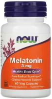 Now Foods NOW Melatonin Мелатонин 3 mg 60 капсул