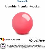 Бильярдный шар 52,4 мм Арамит Премьер Снукер / Aramith Premier Snooker 52,4 мм розовый 1 шт