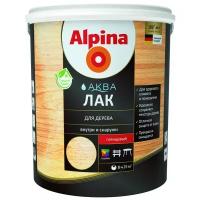 Лак паркетный Alpina Аква, акриловый, глянцевый, 0,9 л