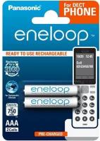 Аккумулятор Panasonic AAA Eneloop 750mAh BL2 BK-4MCCE/2DE, 2шт