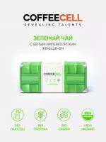 Зеленый чай COFFEECELL с белым императорским женьшенем, 30 саше по 3 г