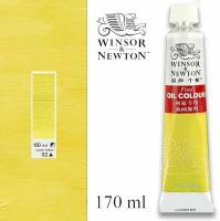 Масляная краска Winsor & Newton 100. Лимонно-желтый 170 мл