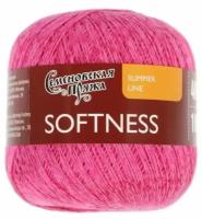 Пряжа Семеновская Softness (Нежность) флокс(30158), 47%хлопок/53%вискоза, 400м, 100г, 1шт