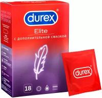 Презервативы Durex Elite сверхтонкие, с дополнительной смазкой 18 шт